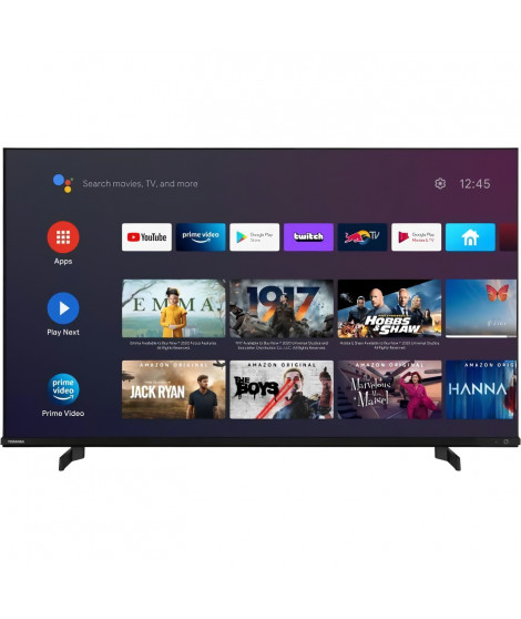 TOSHIBA 50QA4263DG - TV QLED 50'' (126 cm) - 4K UHD 3840x2160 - Dolby Vision - Smart TV Android - 3xHDMI