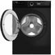 Lave-linge hublot  CONTINENTAL EDISON CELL10140IBT - 10kg - Largeur 59,6 cm - moteur induction - noir mat