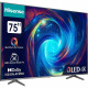 TV QLED - HISENSE - 75E7KQ PRO - 75 (189 cm) - 144 Hz - 4K UHD 3840x2160 - HDR10+ - TV connecté - 4xHDMI