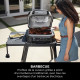 Barbecue électrique et fumoir avec thermometre - NINJA - Woodfire Pro XL - OG850EU - Barbecue et Air fryer d'extérieur
