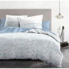 Parure de couette HOME LINGE PASSION Adonis - 3 Pcs - 220 x 240 - 100% Coton 57 Fils - Bleu