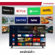 THOMSON 50QA2S13 - TV QLED 50'' (127 cm) - 4K UHD 3840x2160 - HDR - Smart TV Android - 4xHDMI 2.0