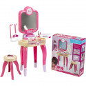 Jouet de beauté - KLEIN - Centre de beauté Barbie Happy Vibes - Complet avec de nombreux accessoires et lumiere.