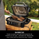 Barbecue électrique - NINJA - Woodfire - OG701EU - Grill, fumoir & air fryer - Antiadhésif - Gris et noir
