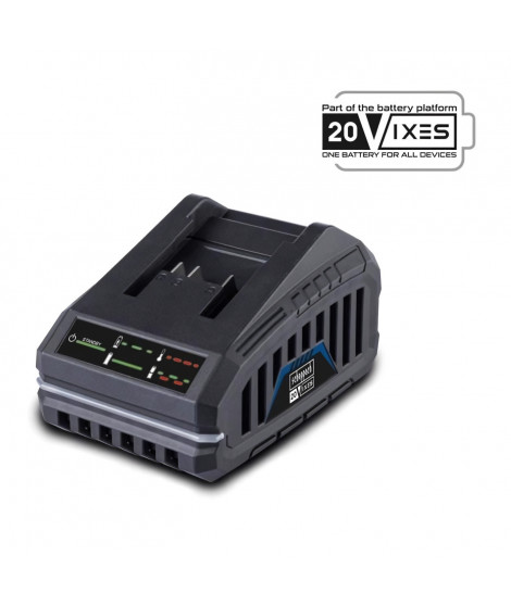 Chargeur de batterie - SCHEPPACH - 2,4 A - SBC2.4A - Charge les batteries Li-ion de la gamme Scheppach 20V IXES