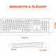 Clavier sans fil - MOBILITY LAB - Premium - AZERTY - Noir