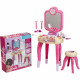 Jouet de beauté - KLEIN - Centre de beauté Barbie Happy Vibes - Complet avec de nombreux accessoires et lumiere.