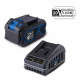 Pack batterie 4Ah + chargeur 4,5A - SCHEPPACH - 20V IXES - SBSK4.0 - Batterie et chargeur universels pour toute la gamme 20V …