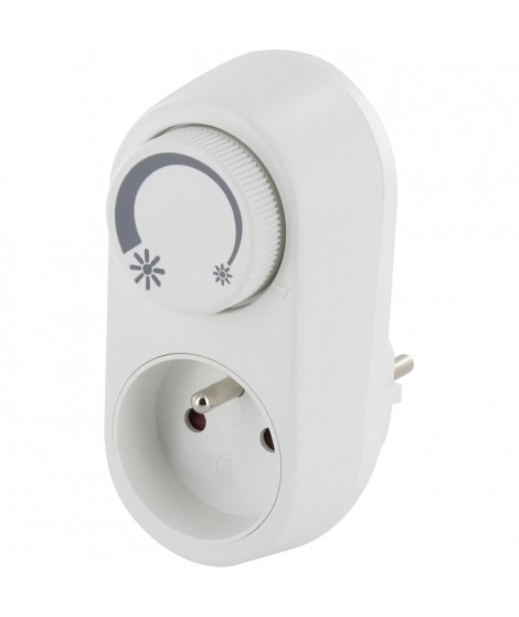 Variateur Chacon - 54041 - Prise dimmer - Blanc