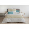 Parure de couette HOME LINGE PASSION Nat - 3 Pcs - 260 x 240 - 100% Coton 57 Fils - Miel