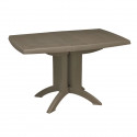 Table pliante - GROSFILLEX - Vega - Forest green - 118x77 - Résine - 4P