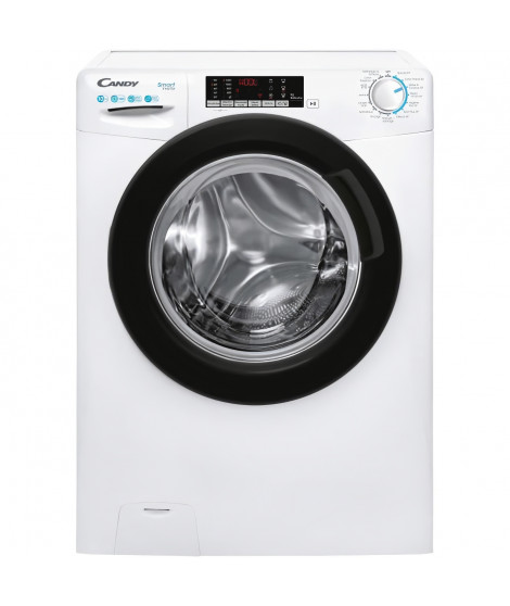 Lave-linge hublot CANDY CS1410TXME/FR - 10 kg - Induction - Vapeur - 1400 trs/min - Classe A - Programme rapide - Blanc