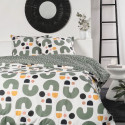 Parure de lit - TODAY - Sunshine - 121226 - 2 personnes - 240x220cm - Coton - Imprimé 13.48