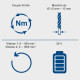 Perceuse-visseuse a percussion - SCHEPPACH - 20V IXES - Couple 45 Nm - Mandrin 13mm - sans batterie ni chargeur - C-CD45-X