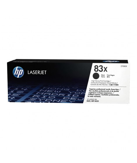 Cartouche de toner HP 83X noir grande capacité pour LaserJet Pro M201/MFP M225 - HP