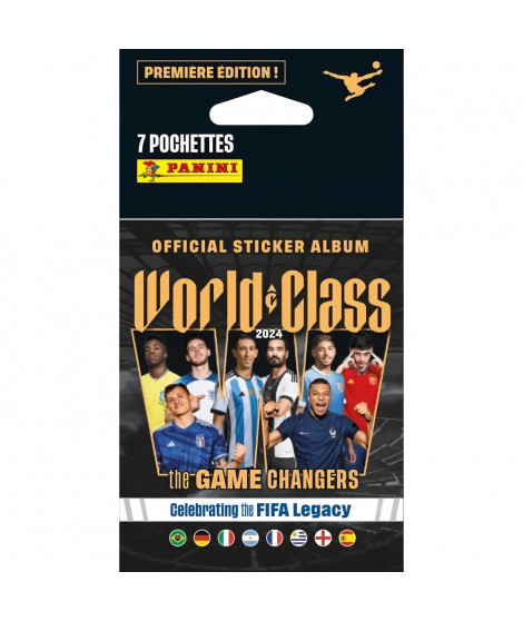 Blister de 7 pochettes - PANINI - FIFA WORLD CLASS 2024 STICKERS - 35 Stickers