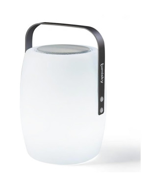 Lampe enceinte bluetooth sans fil - LUMISKY - LUCY PLAY - H31 cm - LED blanc et multicolore dimmable