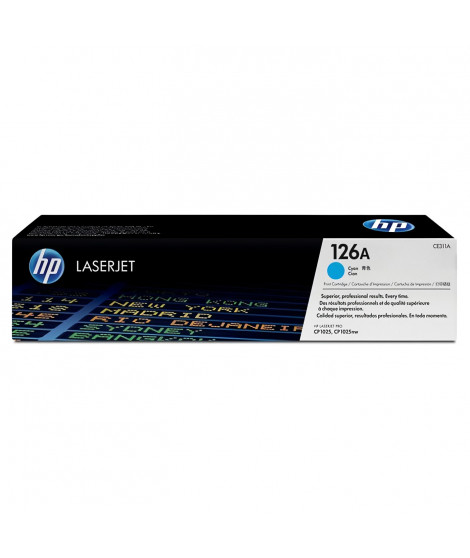 Cartouche de toner HP 126A (CE311A) cyan pour LaserJet Pro CP1025/CP1025nw