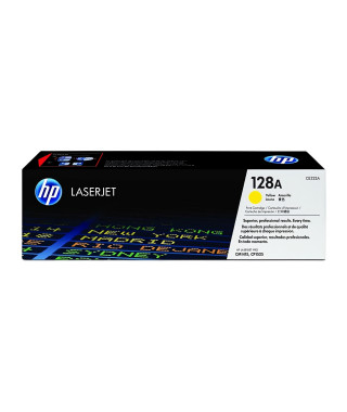 TONER HP 128A (CE322A) jaune - cartouche authentique pour imprimantes HP Color LaserJet CP1525/CM1415MFP