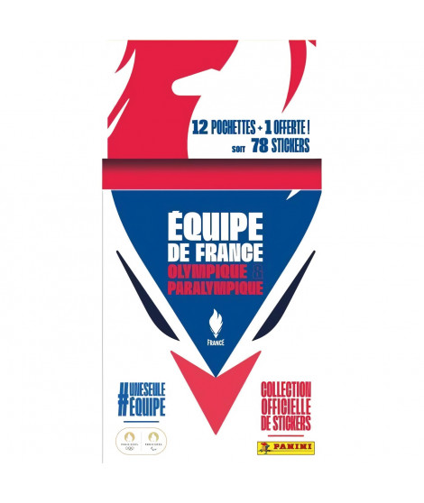 Blister de 13 pochettes - PANINI - JO 2024 Equipe de France - 78 Stickers