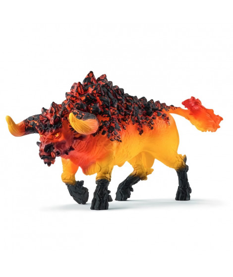 Figurine Taureau de feu, Schleich 42493 Eldrador Creatures, des 7 ans