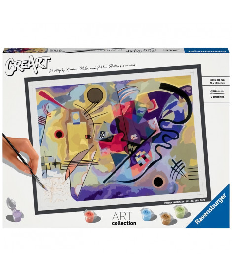 CreArt grand format 30x40 cm Kandinsky, Des 12 ans, 23650, Ravensburger