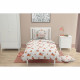 Parure de couette ROUPILLON Peachy - 2 Pcs - 140 x 200 - 100% Coton - Pastel