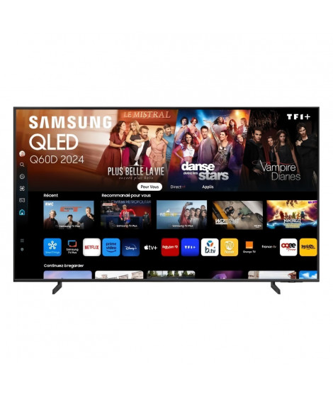 TV QLED Samsung - 50 Hz - 65Q60D - 65 (165 cm) - 4K UHD 3840x2160 - HDR - Smart TV Tizen - Gaming Hub - 3xHDMI - WiFi