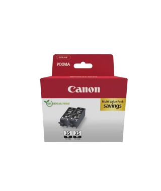 Pack de 2 cartouches d'encre noir - CANON - PGI-35 - Pour PIXMA iP100/iP110/TR150