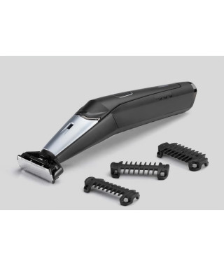 BABYLISS - Tondeuse barbe hybride - 100% étanche - autonomie 90min - Triple S - noir/gris - T880E