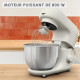MOULINEX Bake Essential Robot pâtissier, Bol 4.8 L, Kit de pâtisserie, 800 W, Noir QA160110