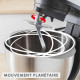MOULINEX Bake Essential Robot pâtissier, Bol 4.8 L, Kit de pâtisserie, 800 W, Noir QA160110