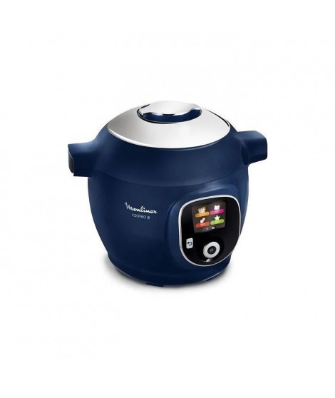 MOULINEX -  Multicuiseur intelligent - 150 recettes - 1600W - Cookeo+ - bleu -  CE851410