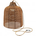 Suspension nomade - LUMISKY - HANG BOHEME - H35 cm - Polyrotin avec corde - LED blanc chaud et blanc dimmable