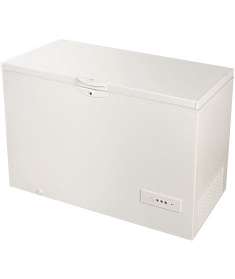 Congélateur coffre - INDESIT OS2A450HFR - 437L - Classe E - L 140,5 cm x H 91,6 cm - blanc
