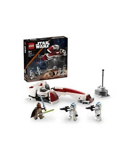 LEGO Star Wars 75378 The Mandalorian L'évasion en Speeder BARC, Set de Construction