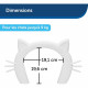 Passage pour chat - PETSAFE - CAT CORRIDOR - Blanc