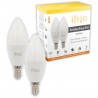 2 Ampoules LED - KONYKS - Antalya Easy E14 - Wifi + Bt - 5 W - 350 Lumens - Couleurs + Blanc - Compatible Alexa / Google Home