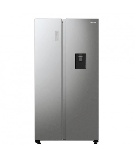 Réfrigérateur américain HISENSE - RS711N4WCE - 2 portes - Classe énergétique E - 91 x 64,3 x 178,6 cm - Inox