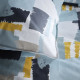 Parure de lit - TODAY - Sunshine - 123012 - 1 personne - 140x200 cm - Coton - Imprimé 15.23
