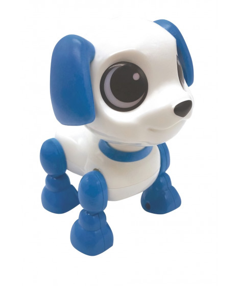 Power Puppy Mini - Chien robot avec effets lumineux et sonores, contrôle par claquement de main, répétition
