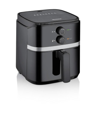 Friteuse a air chaud SEVERIN FR2452 - 5L - Friteuse sans huile - Multicuiseur - Temps et Thermostat réglables - Noir