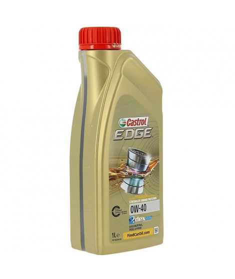 Huile-Additif Edge - CASTROL - Synthétique / 0W40 / 1L