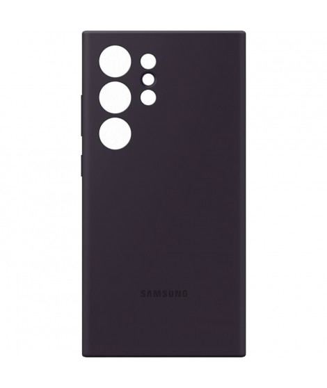 Coque SAMSUNG S24 Ultra Silicone Violet Foncé