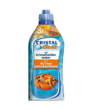 BSi nettoyant piscine Cristal clear 1 litre bleu