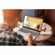 Ordinateur Portable Chromebook  3 CB 15IJL6 | 15'' FHD 220N - Intel Cel N4500 - RAM 4Go DDR4 - 64Go EMMC - Chrome OS - AZERTY