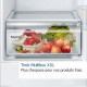 Réfrigérateur combiné - BOSCH SER2 -KIV87NSE0 - 2 portes - Intégrable - 270 L (200 L + 70 L) - H177,2 x L54,10 x P54,8 cm
