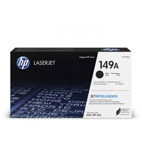 Cartouche de Toner HP 149A Noire Authentique (W1490A) pour HP LaserJet Pro 4002 / 4102 / MFP 4102 / 4002 / 4102