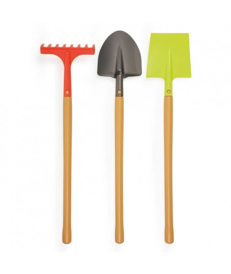 Filet de 3 grands outils de jardin - ECOIFFIER - 4338 - Préparons la terre - 70 cm