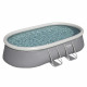 Kit Piscine hors sol autoportante BESTWAY - Fast Set - 488 x 305 x 107cm - Ovale (avec filtre, échelle, bâche, cartouche)